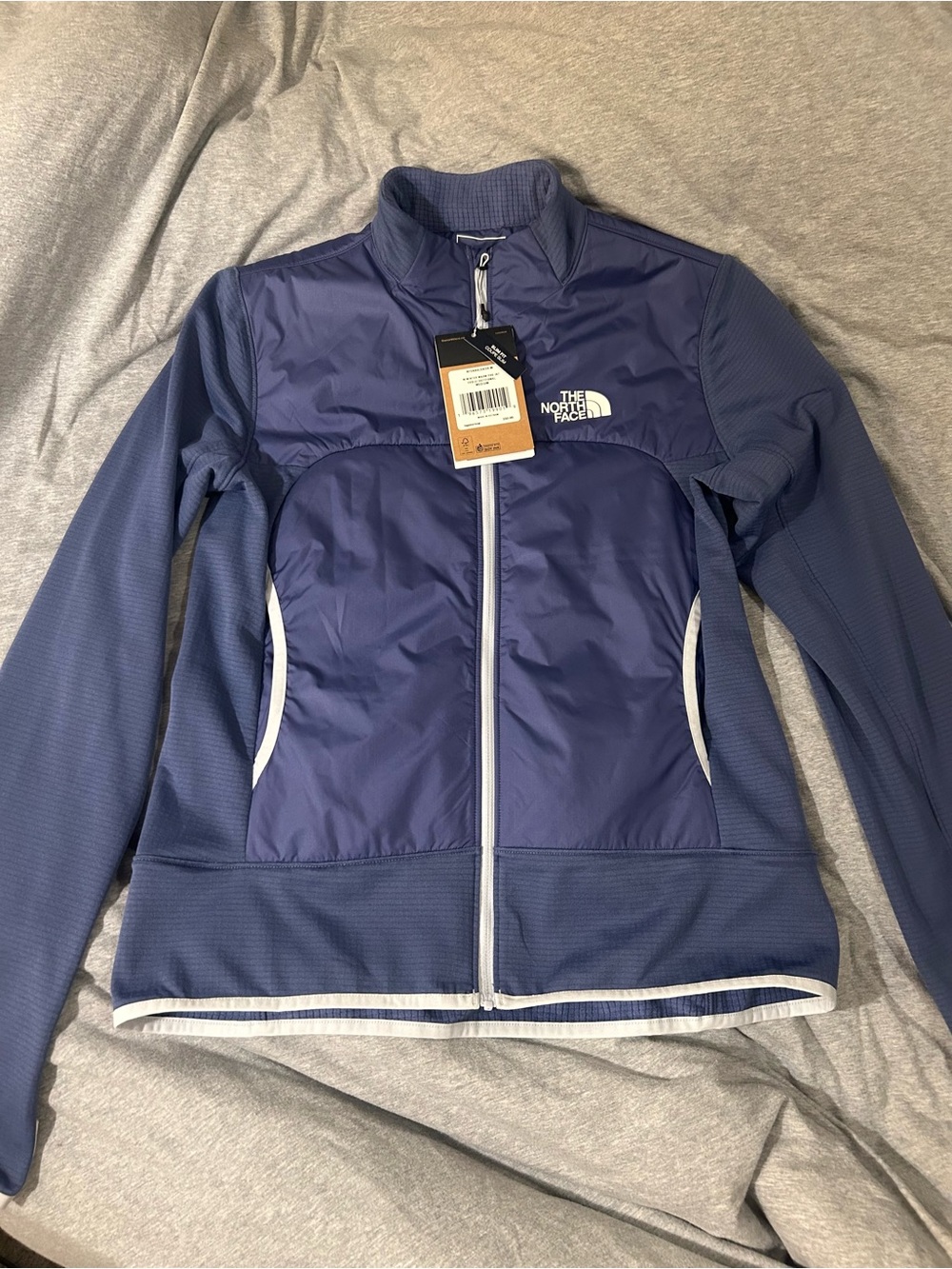 The North Face Women's Navy Blue Hybrid Full-Zip Utility Jacket